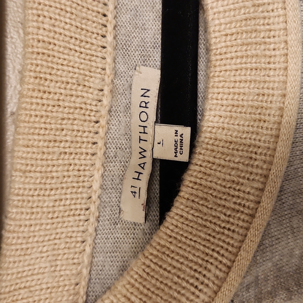 Gray/ Navy Sweater - Picture 2 of 5